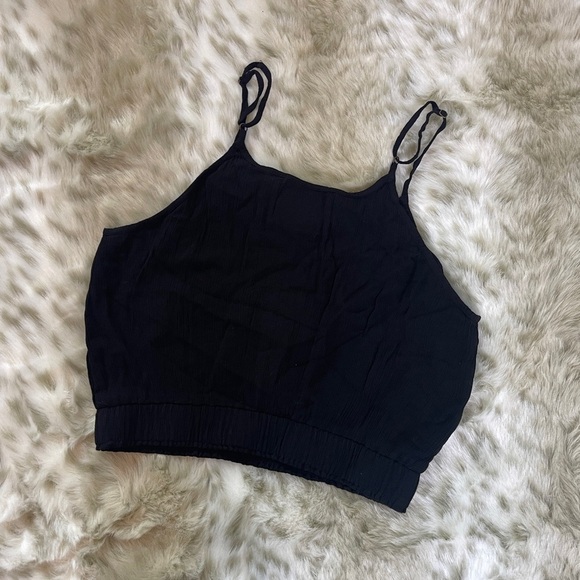 AREA Black Fitted Sleeveless Camisole - Picture 2 of 4